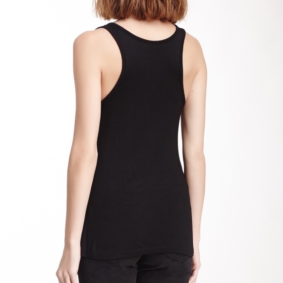 Anthropologie BB Dakota Beaded Black Tank Top - Picture 5 of 6
